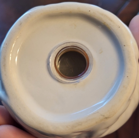 White Bird on a Nest Ceramic Salt Pepper Shakers Stacking set Nesting Vintage - Picture 7 of 9